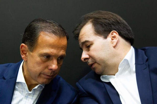 João Doria e Rodrigo Maia