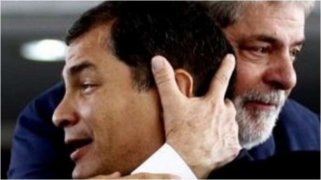 Lula e Rafael Correa