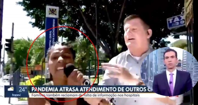 Mulher invade a tela da Globo: Bolsonaro tem razão