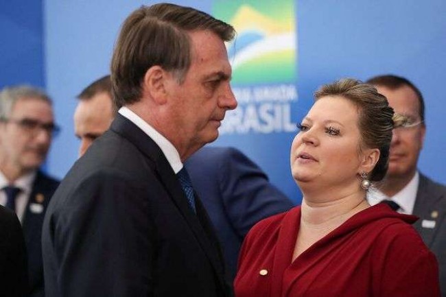 Jair Bolsonaro e Joice Hasselmann