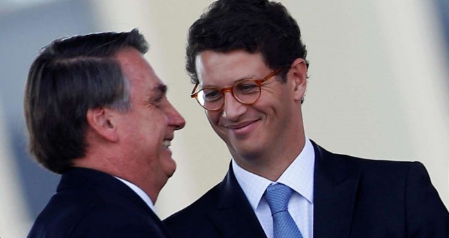 Jair Bolsonaro e Ricardo Salles