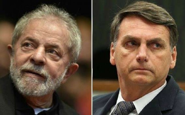 Fotomontagem reprodução: Lula e Jair Bolsonaro