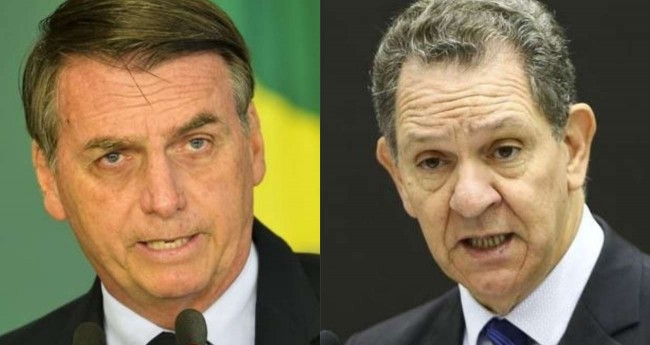 Fotomontagem: Jair Bolsonaro e João Otávio Noronha