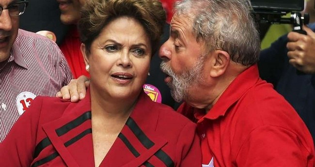Ex-presidentes Dilma Rousseff e Lula