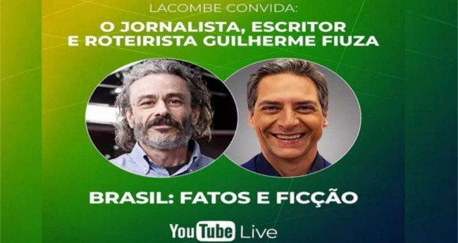 Foto Divulgação/Youtube: Guilherme Fiuza e Luís Ernesto Lacombe