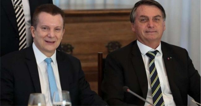 Celso Russomanno e Jair Bolsonaro