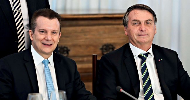 Celso Russomanno e Jair Bolsonaro
