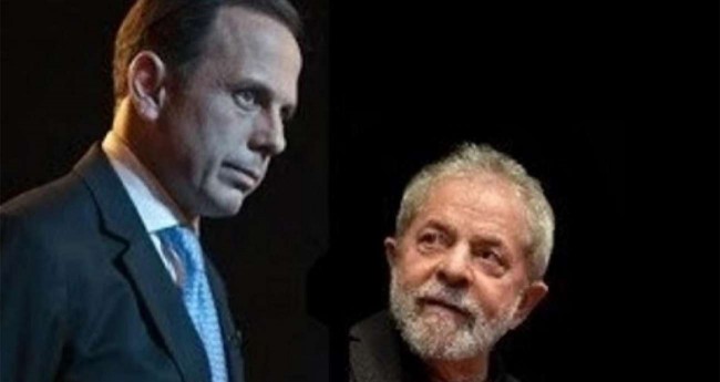 Foto Reprodução/Internet - João Doria e Lula