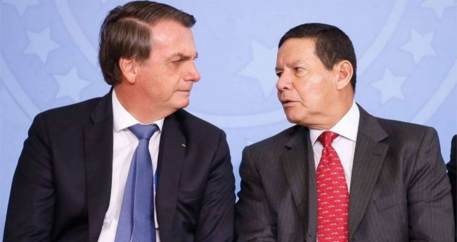 Jair Bolsonaro e General Hamilton Mourão
