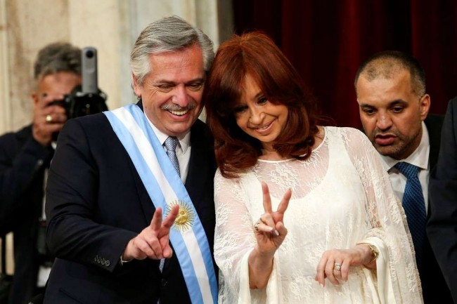 Alberto Fernández e Cristina Kirchner: juntos na destruição da Argentina – Reprodução internet