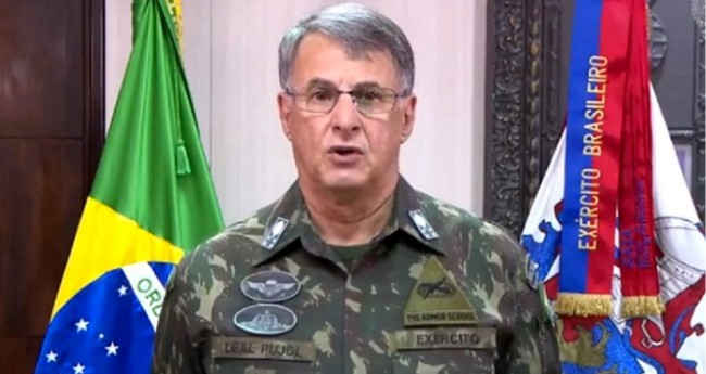 General Edson Leal Pujol, atual Comandante do Exército Brasileiro