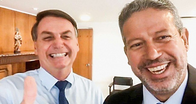 Jair Bolsonaro e Arthur Lira - Foto Reprodução: Redes Sociais