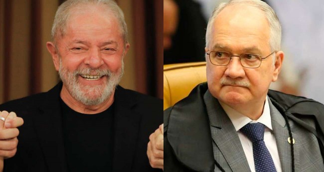 Lula e Edson Fachin (Reprodução)