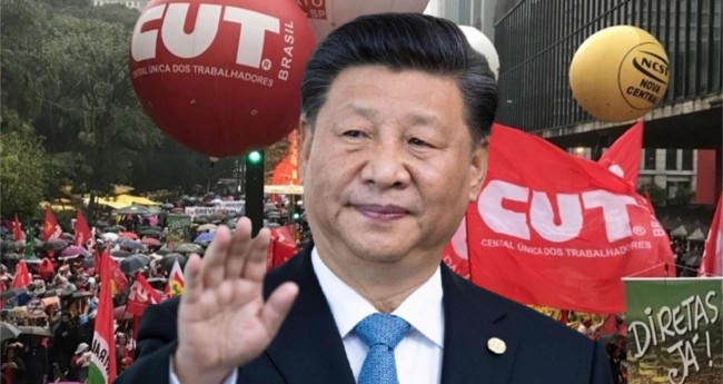Fotomontagem: Xi Jinping