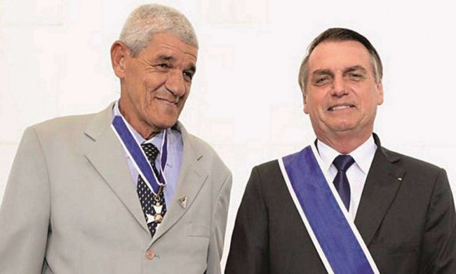 Waldir Ferraz e Jair Bolsonaro
