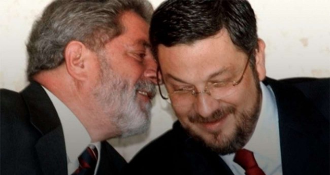 Lula e Antonio Palocci (Reprodução)