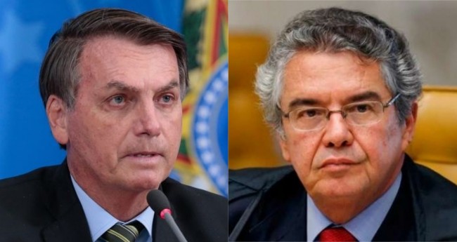 Jair Bolsonaro e Marco Aurélio Mello - Foto: Carolina Antunes/PR e Agência Brasil