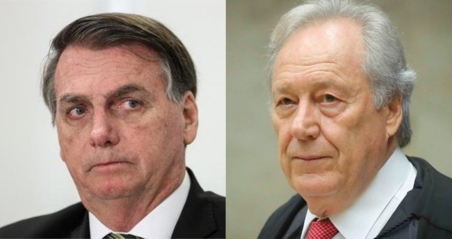 Jair Bolsonaro e Ricardo Lewandowski - Foto: Reprodução