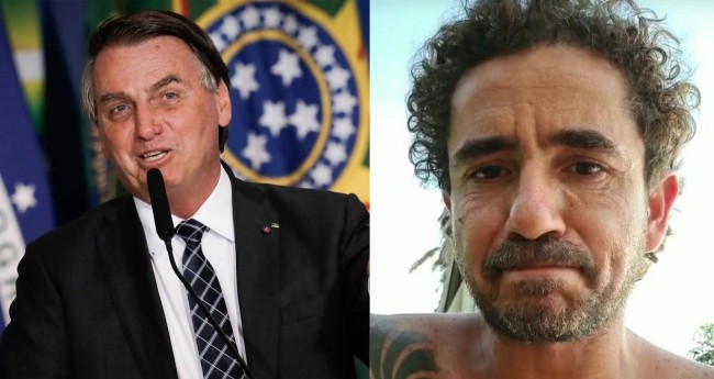 Jair Bolsonaro e Felipe Andreoli - Foto: Reprodução