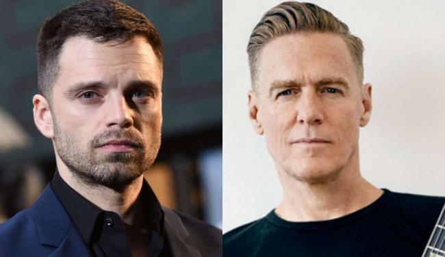 Sebastian Stan e Bryan Adams - Fotomontagem