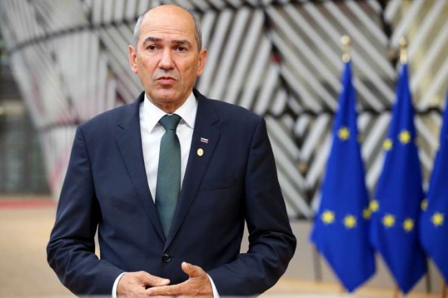 O conservador Janez Jansa assumiu o cargo de presidente da União Europeia - Reprodução internet