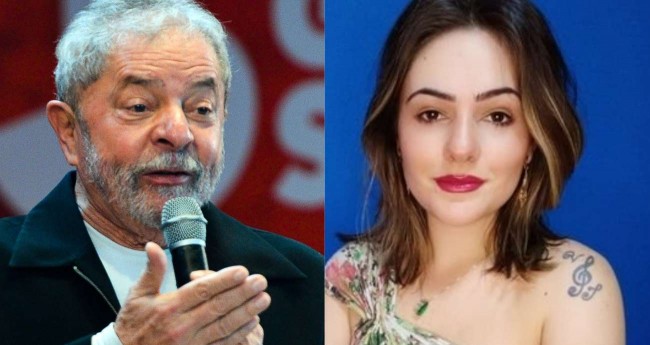 Lula e Carina Balomé - Foto: Antonio Cruz/Agência Brasil; Reprodução/Twitter