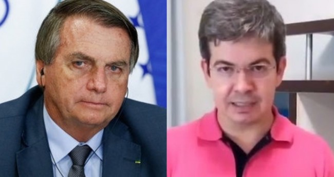 Jair Bolsonaro e Randolfe Rodrigues - Foto: Reprodução