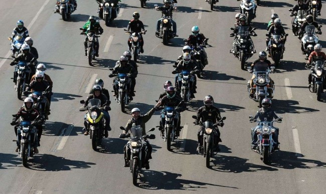 Motociata em Brasília - Crédito: Marcello Casal / Agência Brasil
