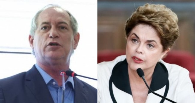 Ciro Gomes e Dilma Rousseff - Foto: Agência Brasil; PT