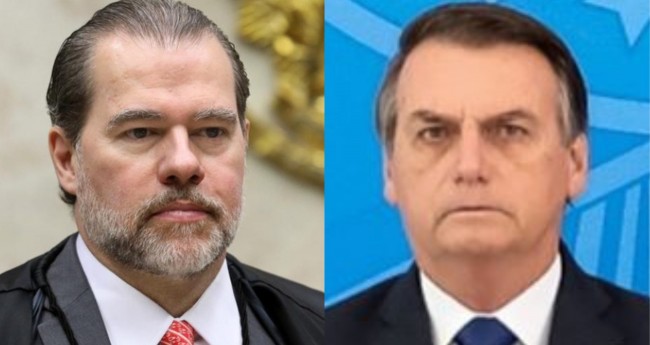 Dias Toffoli e Jair Bolsonaro - Foto: Reprodução