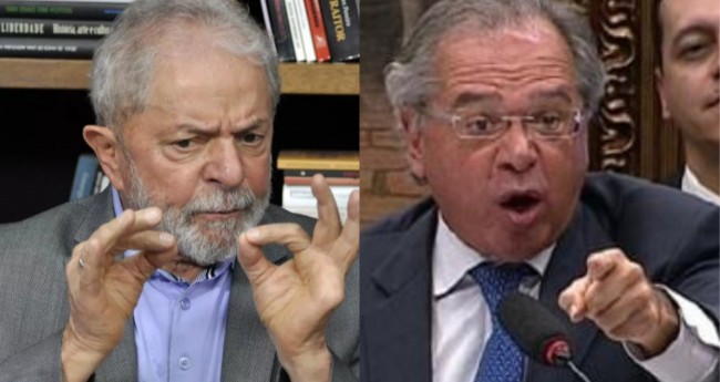 Lula e Paulo Guedes - Foto: Reprodução