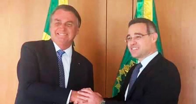 Jair Bolsonaro e André Mendonça - Foto: Reprodução