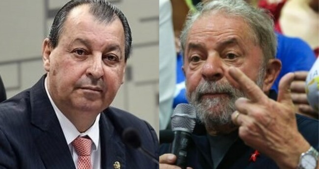 Omar Aziz e Lula - Foto: Reprodução