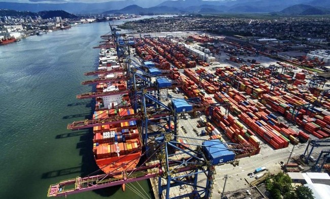 Porto de Santos - Reprodução internet