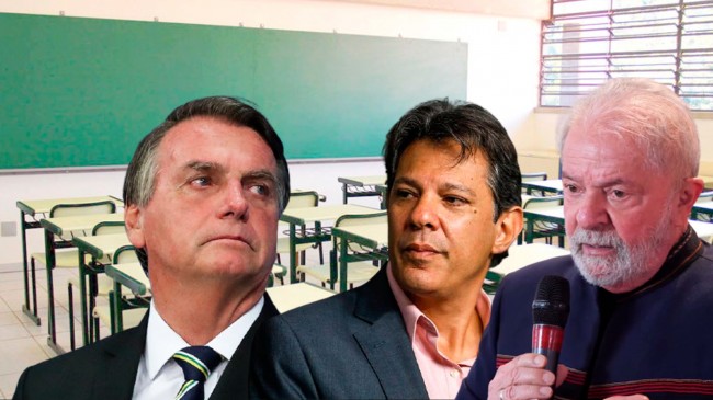 Jair Bolsonaro, Haddad e Lula - Foto: Reprodução
