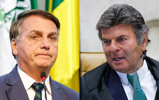 Jair Bolsonaro e Luiz Fux - Foto: Alan Santos/PR - Fellipe Sampaio/SCO/STF