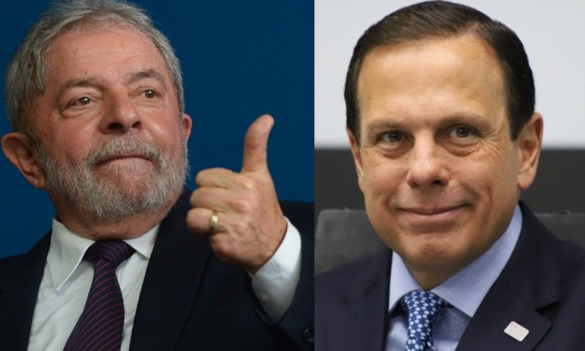 Lula e João Doria - Fotos: Agência Brasil