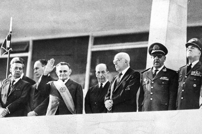 Posse do Presidente Castelo Branco em Abril de 1964 - Foto: Reprodução