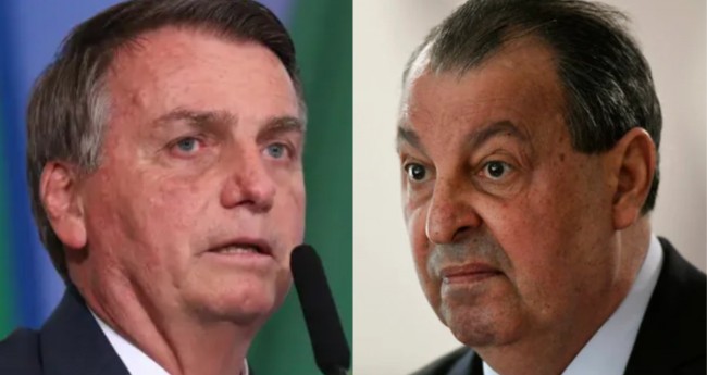 Jair Bolsonaro e Omar Aziz - Foto: Reprodução