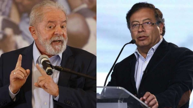 Lula e Gustavo Petro - Reprodução internet
