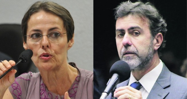 Ana de Hollanda e Marcelo Freixo - Foto: Agência Brasil; Câmara