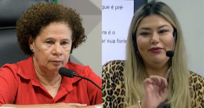 Regina Sousa e Samanta Cavalca - Foto: Agência Senado; Reprodução