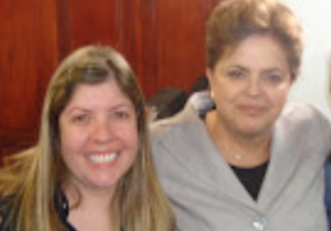Fabiana Soler e Dilma Rousseff - Foto: Reprodução