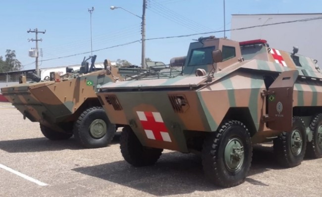 O novo blindado Guarani Ambulância / Exército Brasileiro