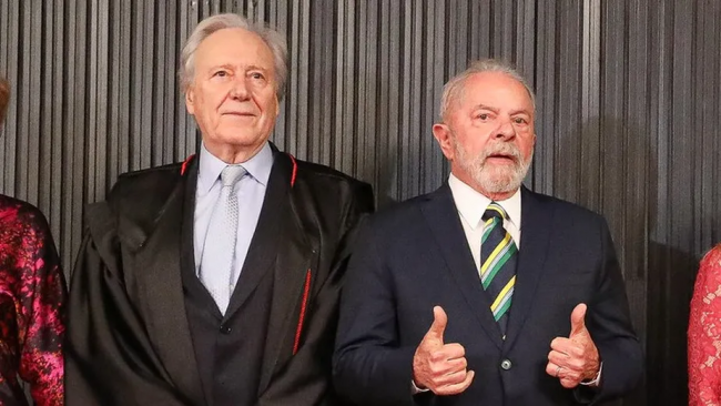 Lula e Lewandowski - Reprodução internet