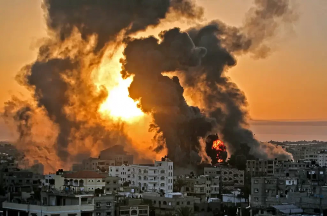 A guerra entre Israel e o grupo terrorista Hamas já tem quase 30 mil mortos - Reprodução internet