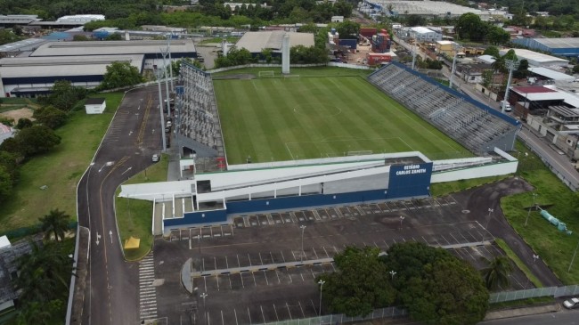 Estádio Carlos Zamith, palco da estreia de clube amazonense na Copa do Brasil