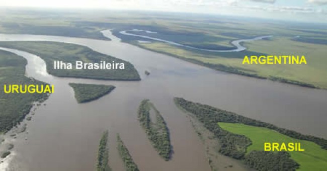 Ilha brasileira, território brasileiro reivindicado pelo Uruguai