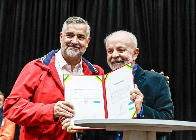 Lula e Paulo Pimenta - Reprodução internet