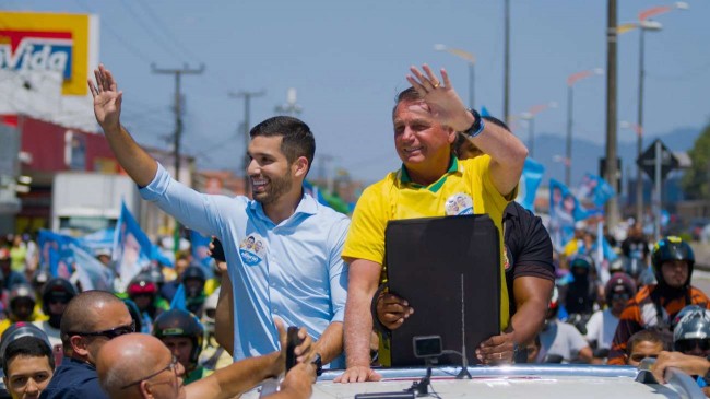 André Fernandes e Jair Bolsonaro | Foto: Divulgação